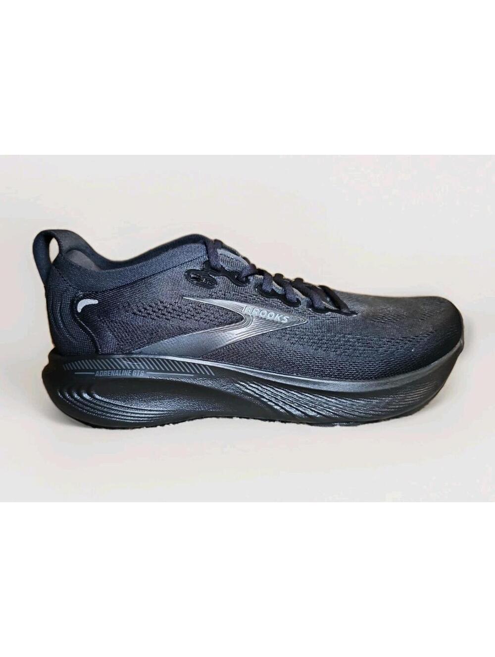 Size-11 Brooks Adrenaline GTS 25 Black Ebony (Women's)